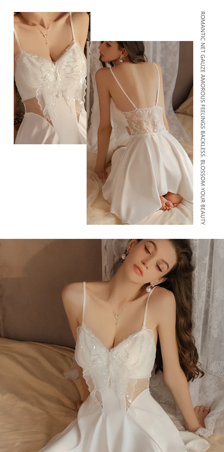 Sexy-Sheer-Mesh-Butterfly-Open-Back-Nightgown-with-Shelf-Bra17