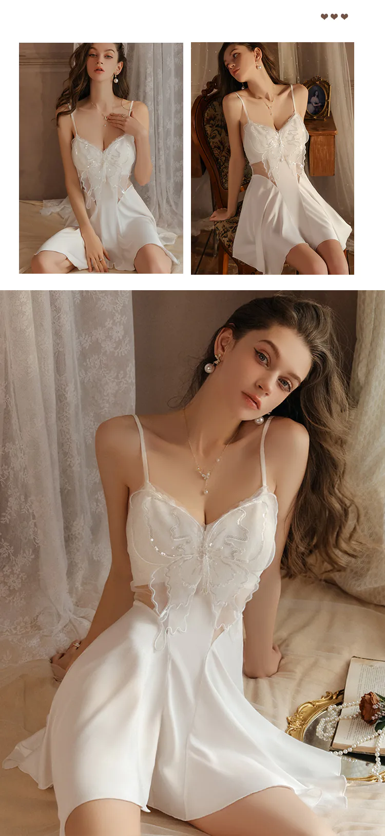 Sexy-Sheer-Mesh-Butterfly-Open-Back-Nightgown-with-Shelf-Bra18
