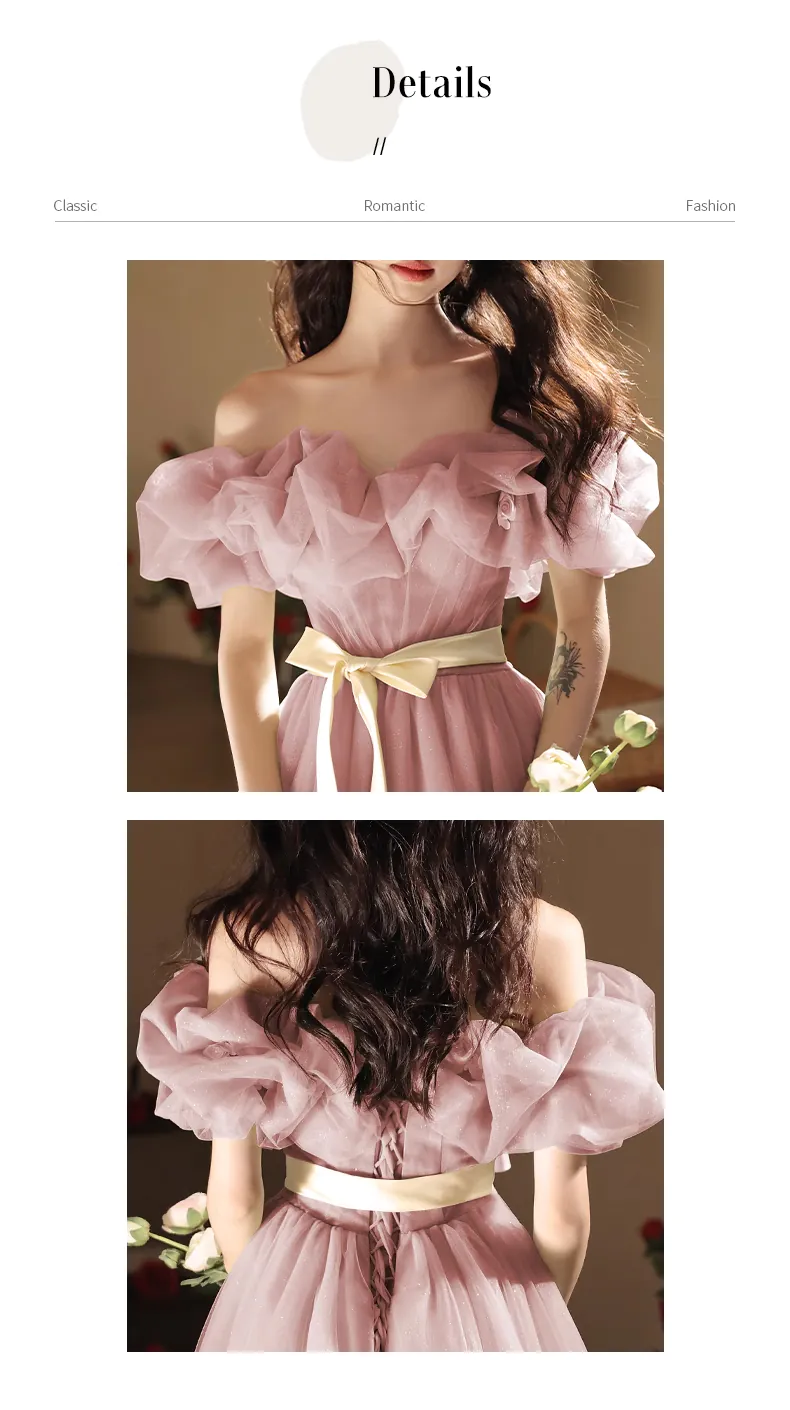 Beautiful-Pink-Off-the-Shoulder-Puffy-Tulle-Prom-Occasion-Evening-Dress09