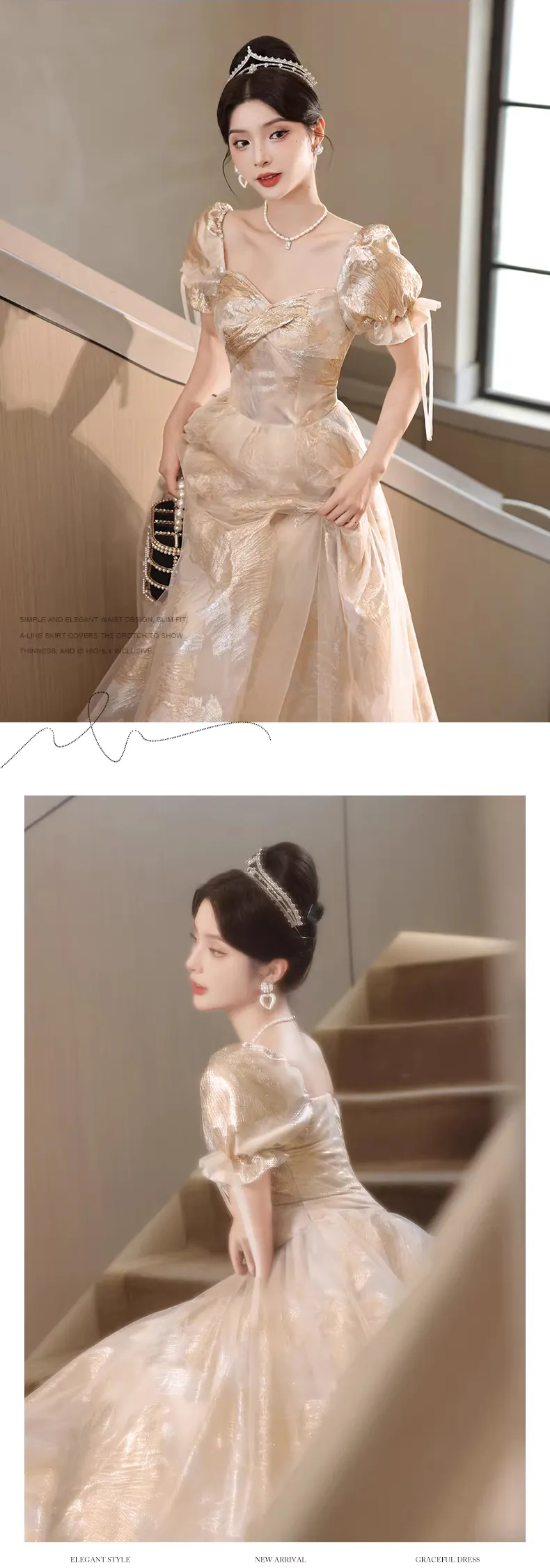 mini graduation dresses Bridesmay Cocktail for Women 2024 Wedding Guest Midi Dress with Summer Maternity Dress Free Coat Size:50 R cat_dresses_under_��20