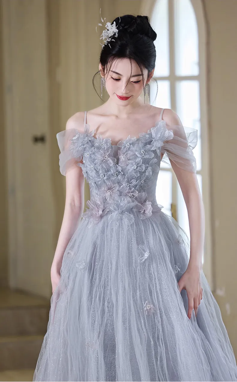 Chic-Princess-Gray-Tulle-Puffy-Boutique-Ball-Gown-Evening-Party-Dress09