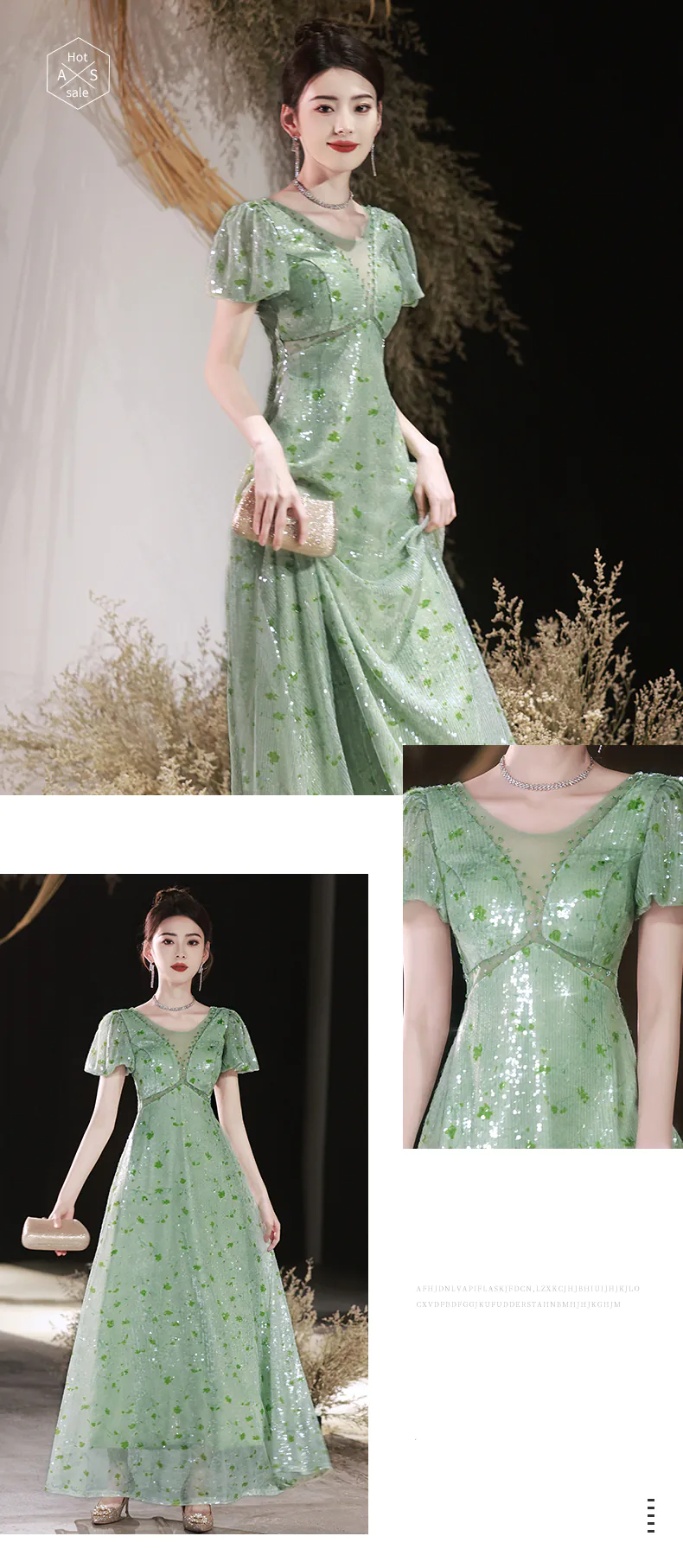 Mint-Green-V-Neck-Sequin-Glitter-Formal-Occasions-Prom-Evening-Dress08