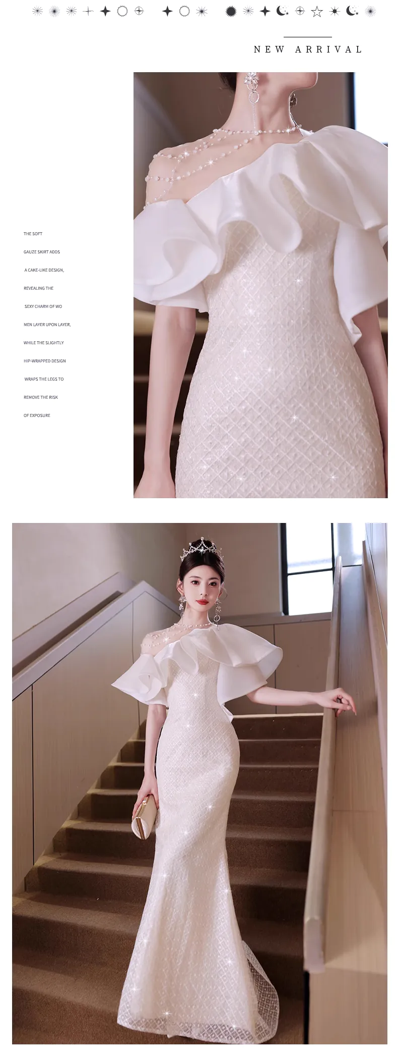 One-Shoulder-Long-Sleeve-Mermaid-Formal-Long-White-Prom-Dress12