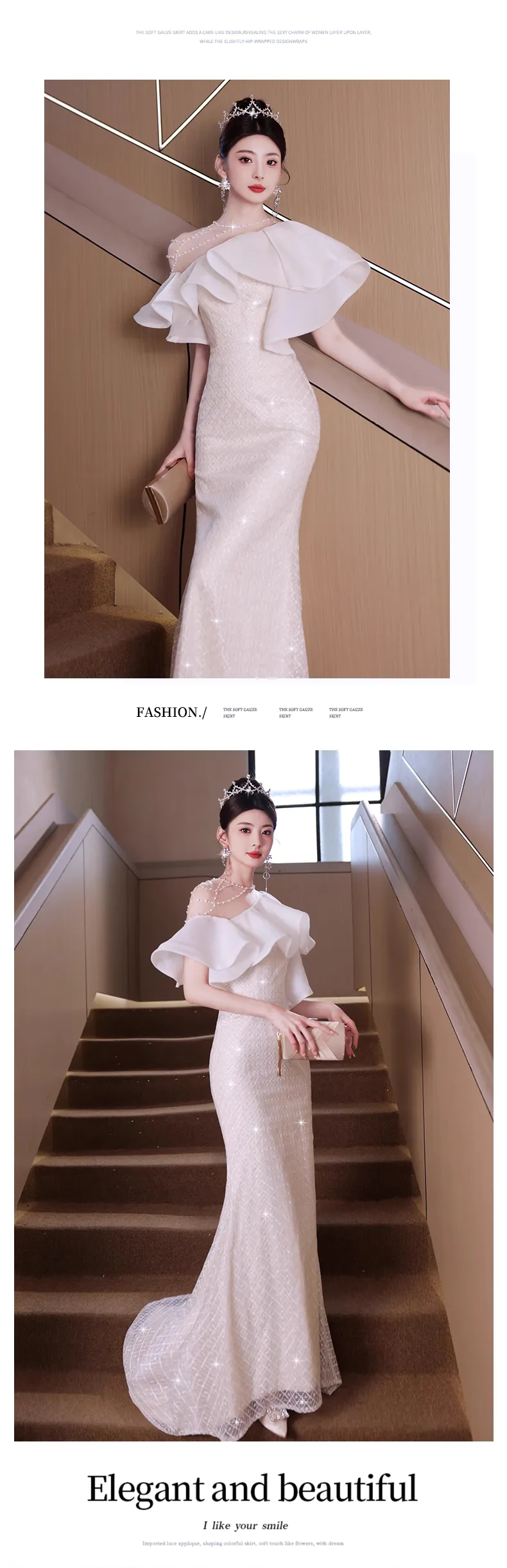One-Shoulder-Long-Sleeve-Mermaid-Formal-Long-White-Prom-Dress13