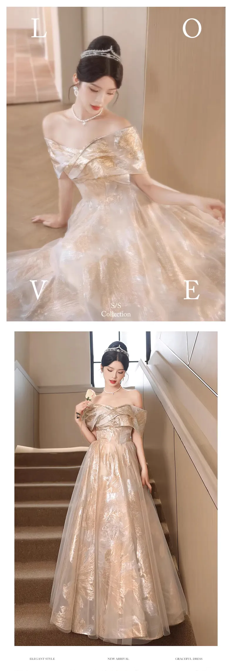 Pretty-Champagne-Off-the-Shoulder-Prom-Evening-Dress-Maxi-Gown14