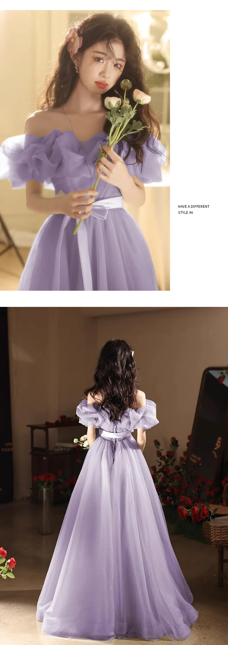Purple-Tulle-Formal-Prom-Evening-Maxi-Dress-Graduation-Gown-Outfits-Wear13