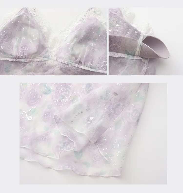 Sheer-Chiffon-Nightdress-with-Padded-Bra-Floral-Babydoll-Nightgown19