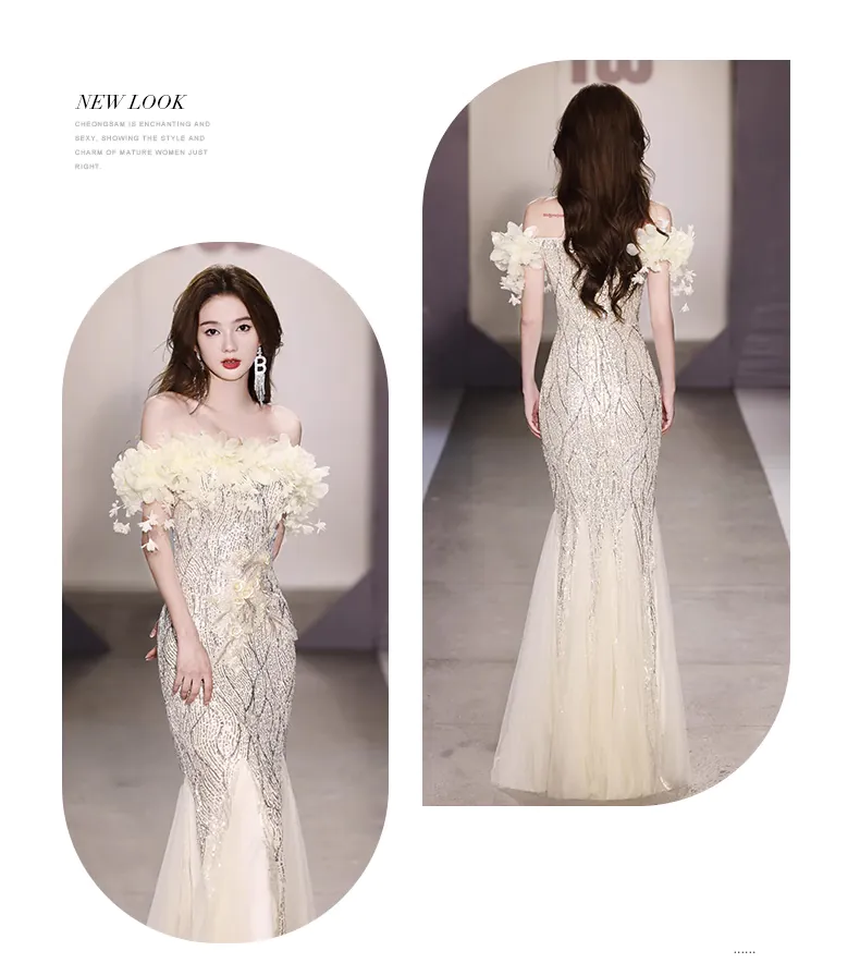 Unique-Glitter-Embellished-Fishtail-Mermaid-Champagne-Maxi-Prom-Dress10