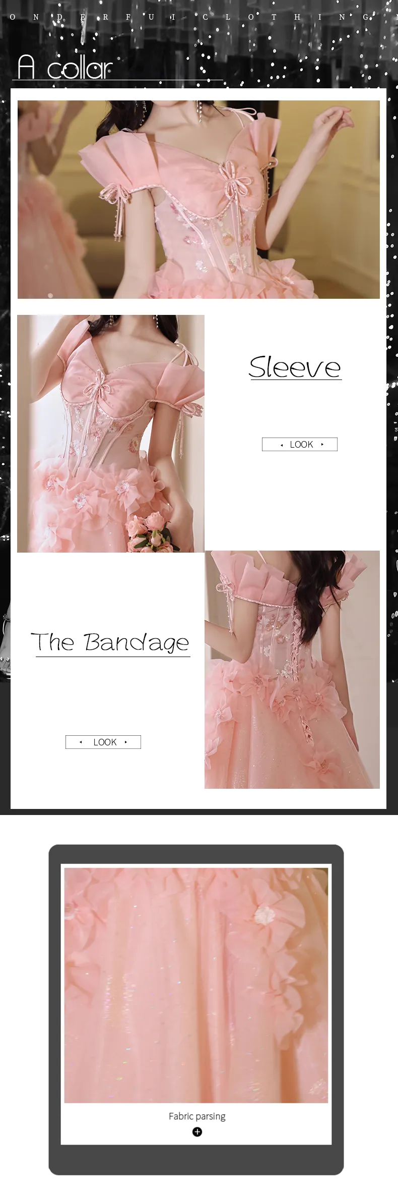Beautiful-Pink-Floral-Chiffon-Wedding-Formal-Evening-Gown-Prom-Dress09