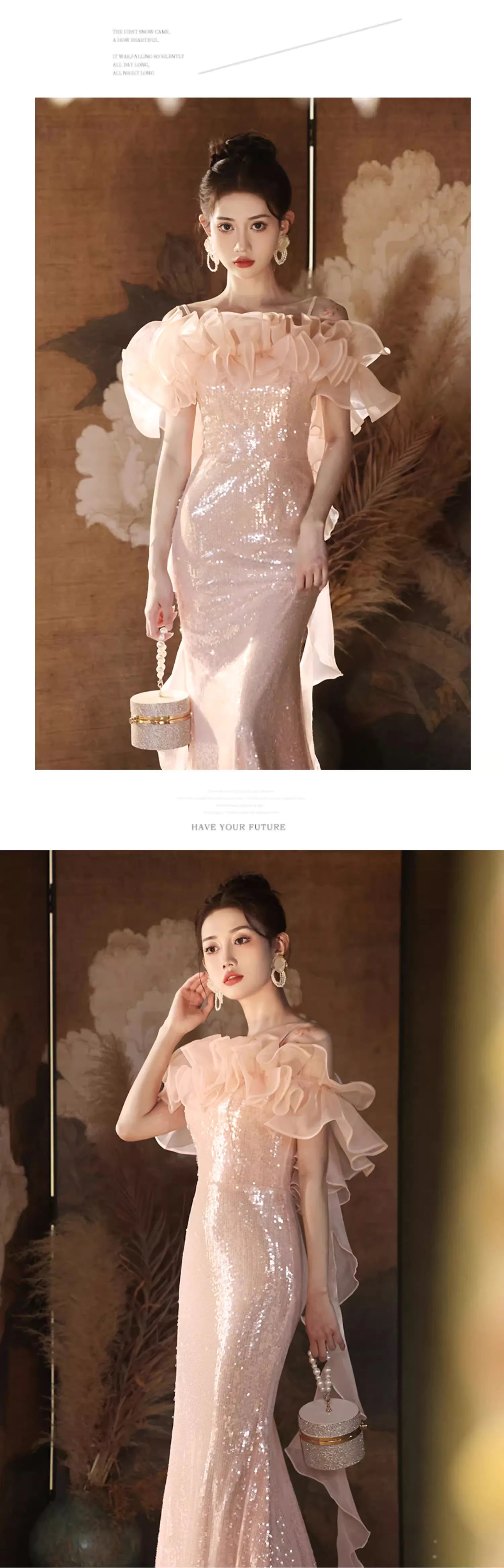 Chic-Pink-Off-the-Shoulder-Fishtail-Prom-Engagement-Party-Formal-Dress15