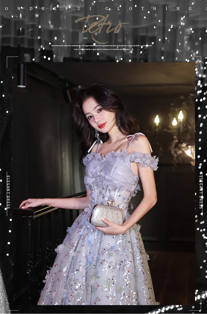 Chic-Silver-Gray-3D-Floral-Evening-Dress-Engagement-Graduation-Gown10