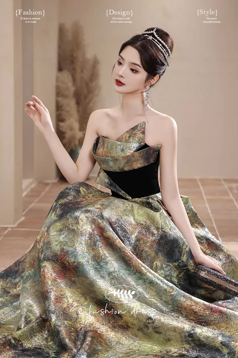Chic-Vintage-Green-Strapless-Prom-Maxi-Dress-Banquet-Evening-Gown07