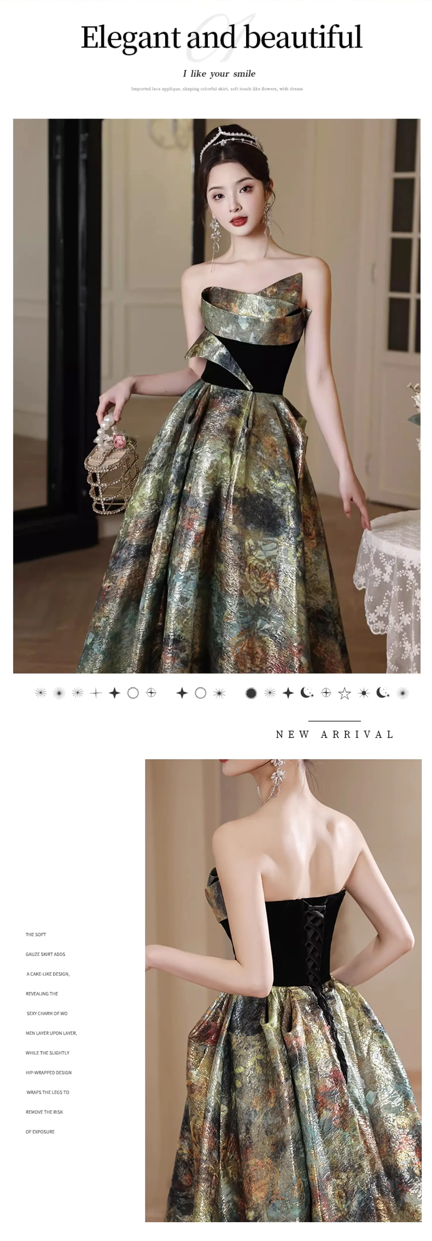 Chic-Vintage-Green-Strapless-Prom-Maxi-Dress-Banquet-Evening-Gown12