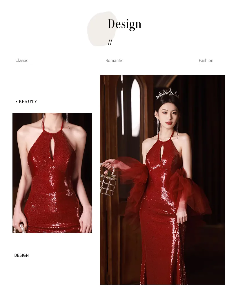 Classy-Halter-Neck-Burgundy-Sequin-Mermaid-Party-Gown-Evening-Dress08