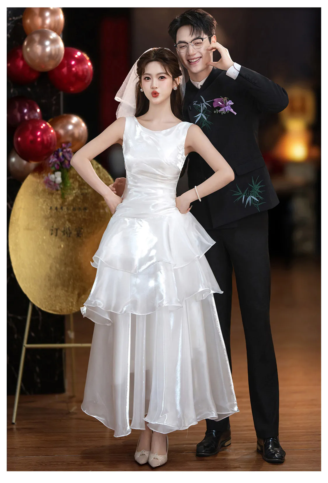 Lustrous-Boat-Neck-Glossy-Organza-Tiered-Ruffle-Skirt-Formal-Evening-Dress15