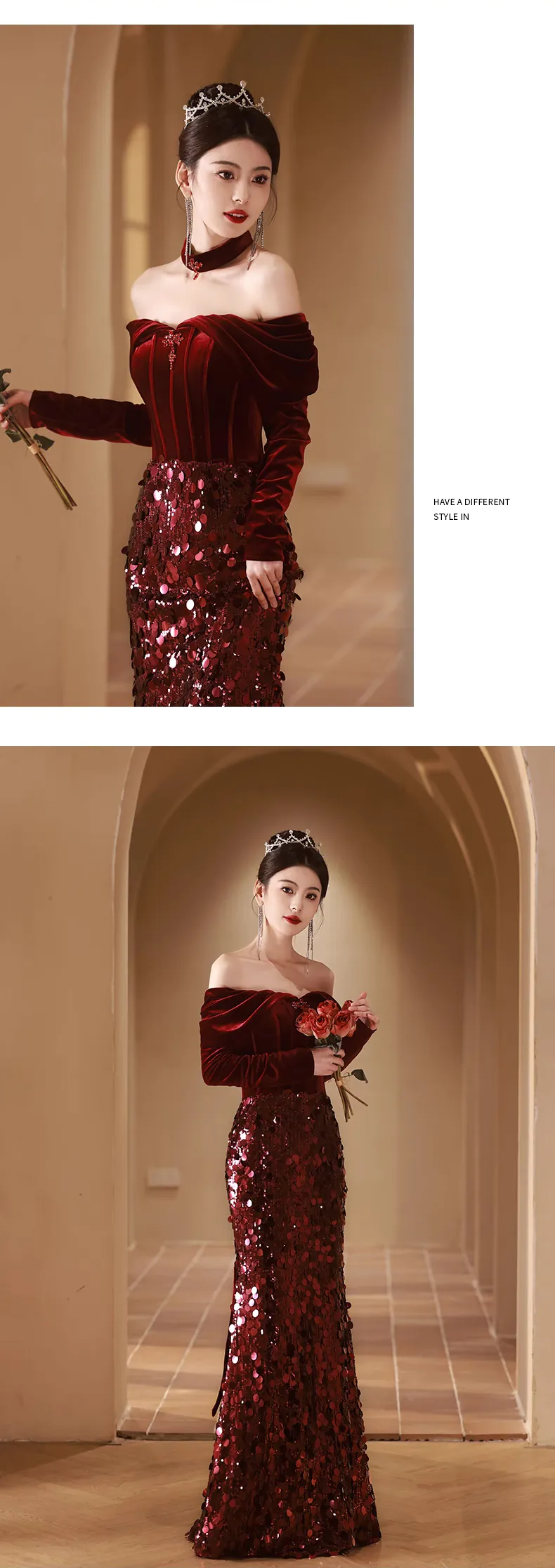 Luxury-Wine-Red-Off-the-Shoulder-Sequins-Fishtail-Cocktail-Party-Dress13