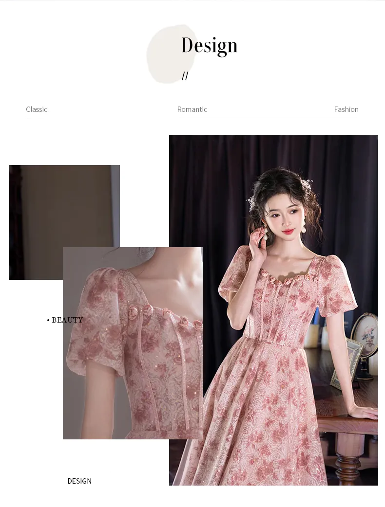 Modest-Pink-Square-Neck-Short-Sleeve-Evening-Dress-Formal-Party-Gown08