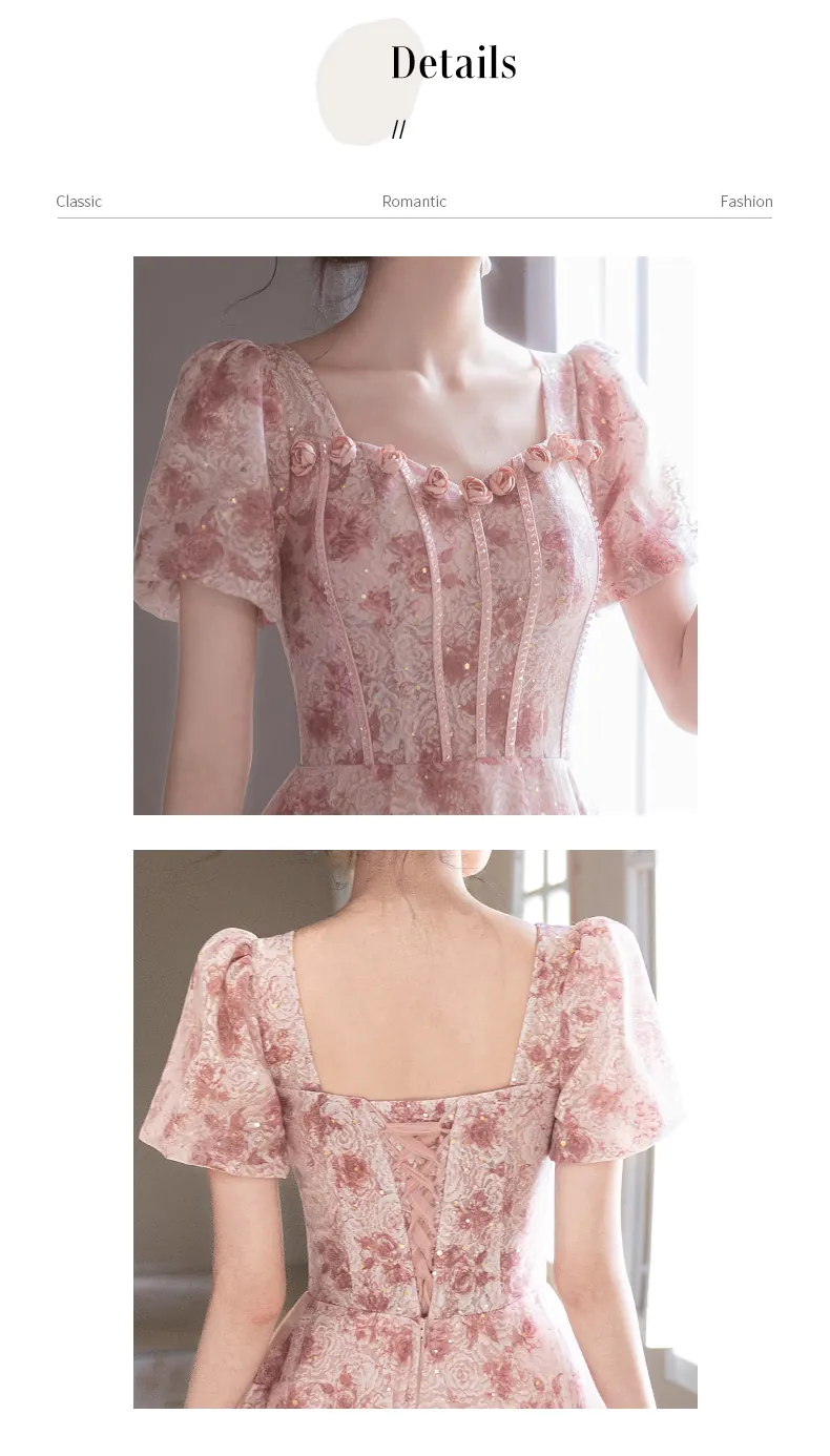Modest-Pink-Square-Neck-Short-Sleeve-Evening-Dress-Formal-Party-Gown09