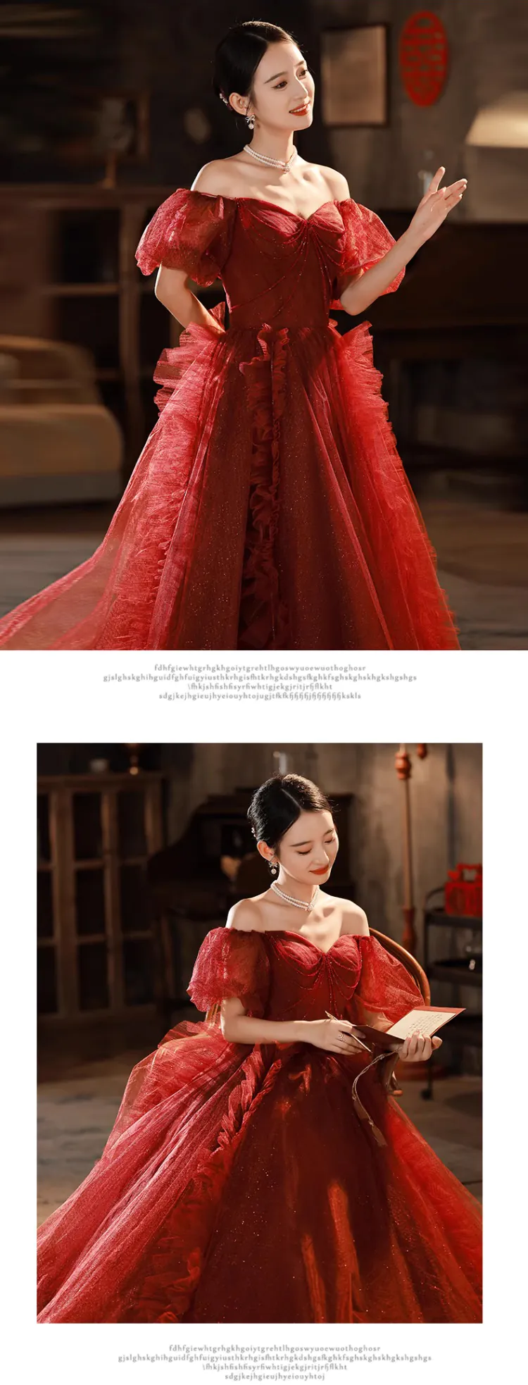 Off-the-Shoulder-Burgundy-Cocktail-Party-Evening-Gown-Formal-Maxi-Dress10
