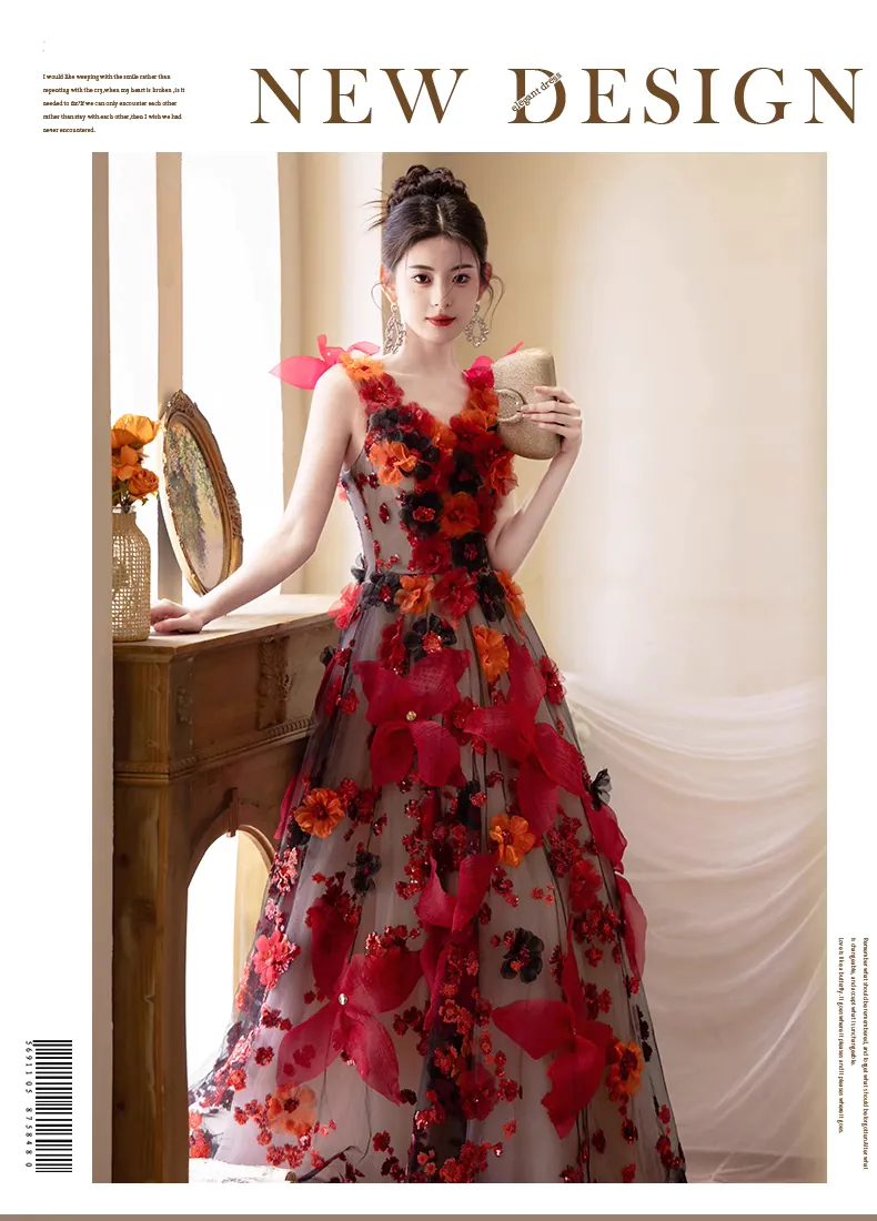 Stylish-Burgundy-3D-Floral-Birthday-Party-Formal-Evening-Strap-Long-Dress07