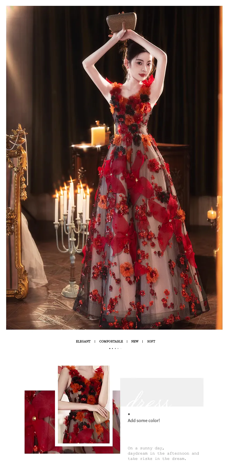 Stylish-Burgundy-3D-Floral-Birthday-Party-Formal-Evening-Strap-Long-Dress12