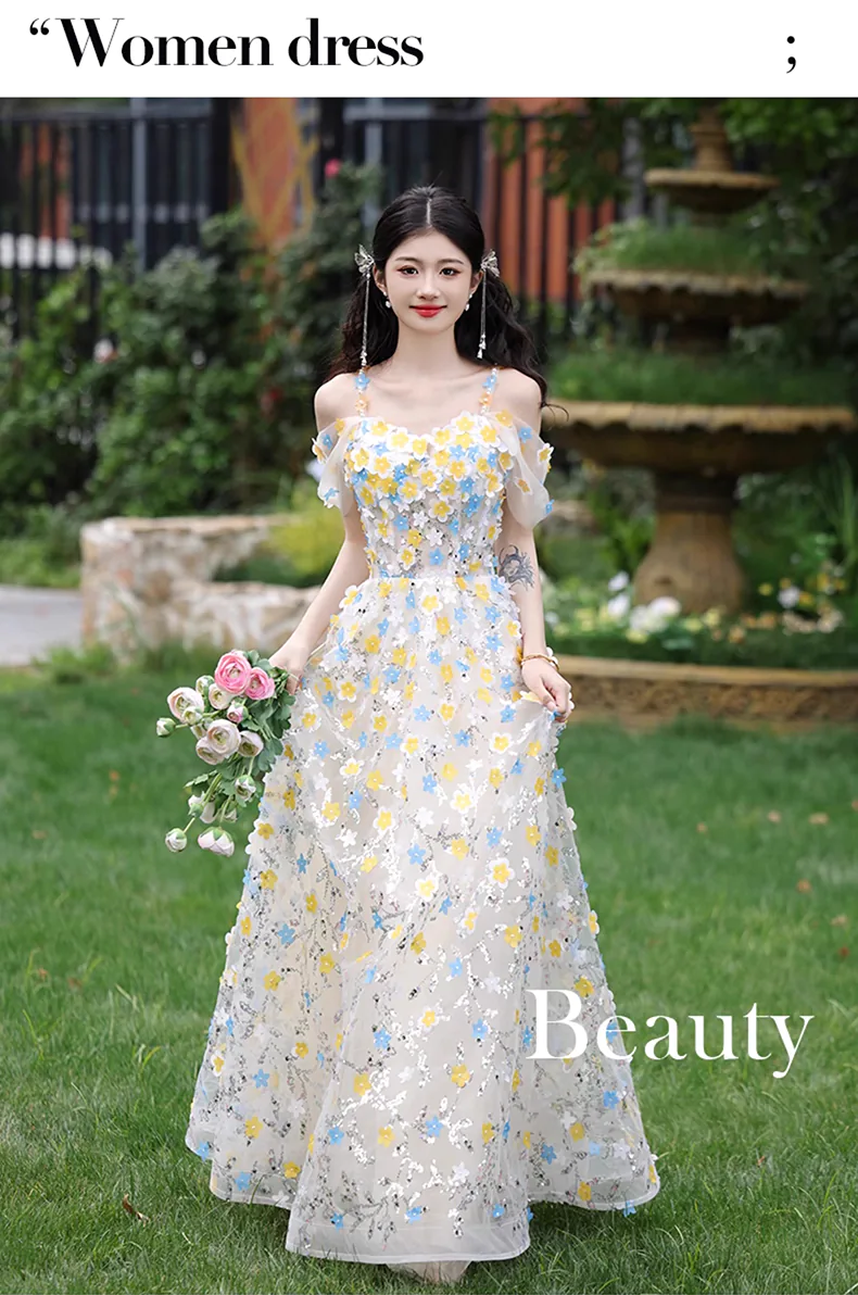Sweet-French-Style-Floral-Ceremony-Mesh-Evening-Gown-Formal-Dress07