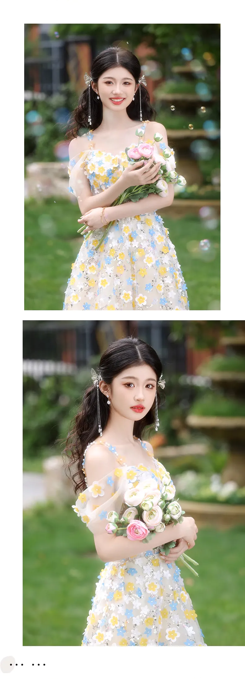 Sweet-French-Style-Floral-Ceremony-Mesh-Evening-Gown-Formal-Dress11