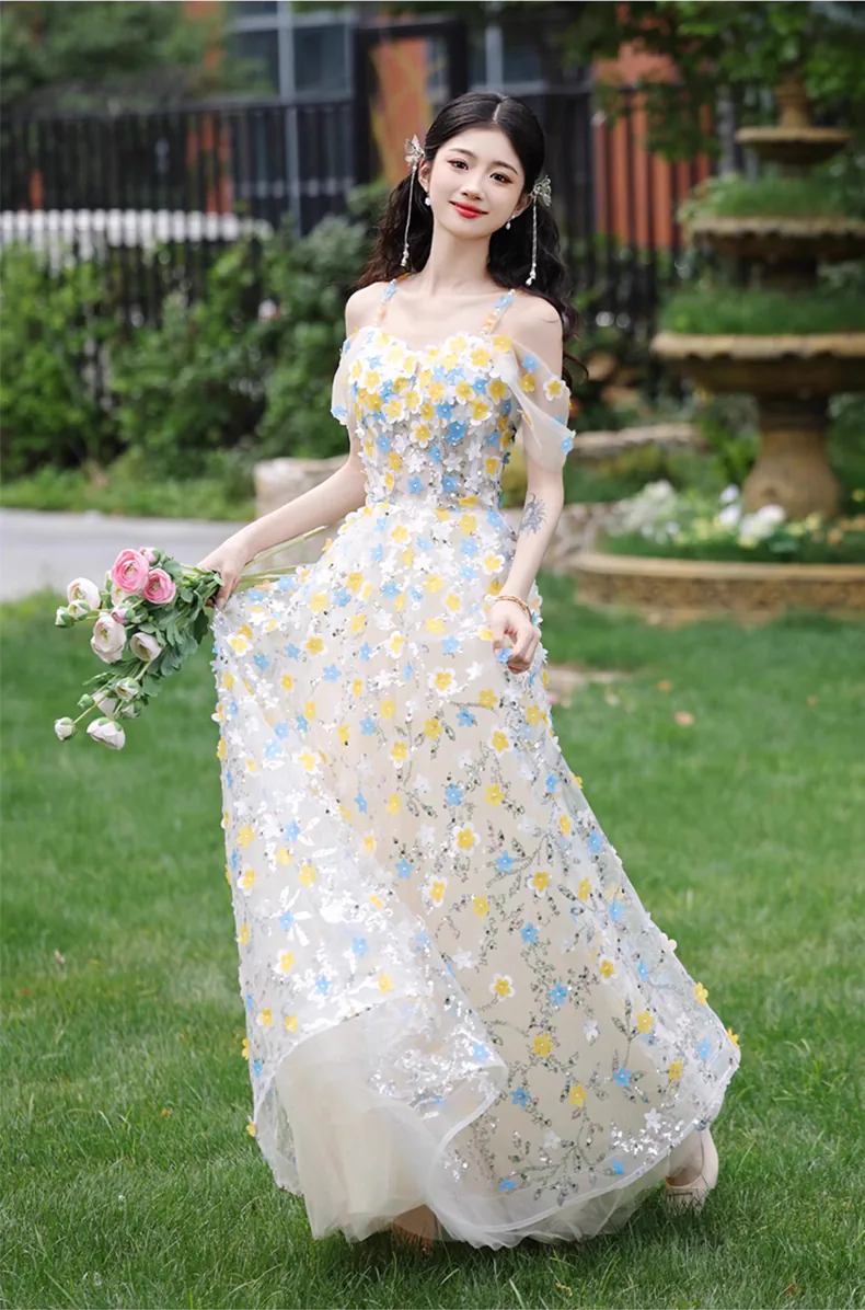 Sweet-French-Style-Floral-Ceremony-Mesh-Evening-Gown-Formal-Dress12