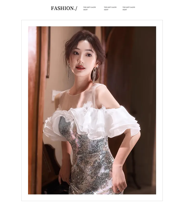 Unique-Round-Tulle-Neck-Off-Shoulder-Green-Sparkly-Fishtail-Evening-Dress09