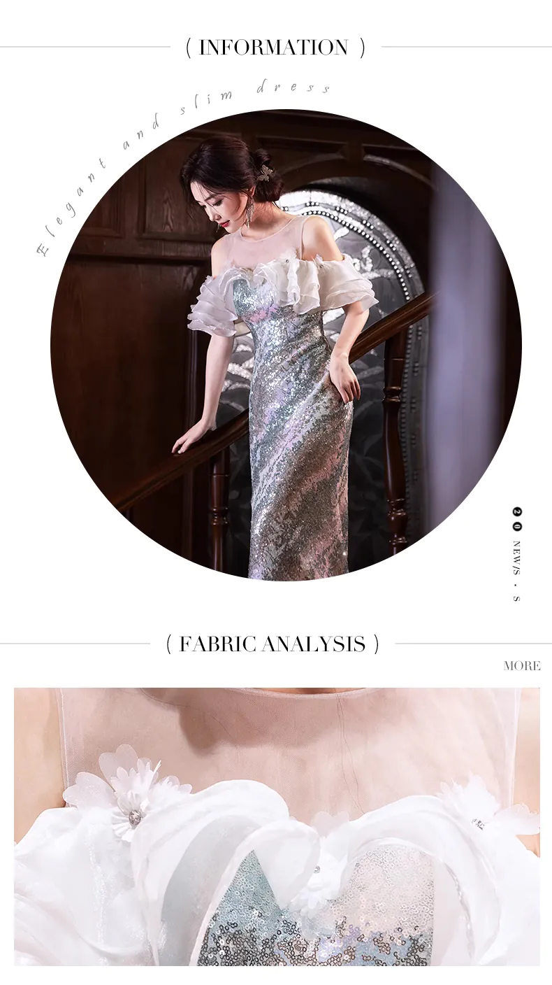 Unique-Round-Tulle-Neck-Off-Shoulder-Green-Sparkly-Fishtail-Evening-Dress10