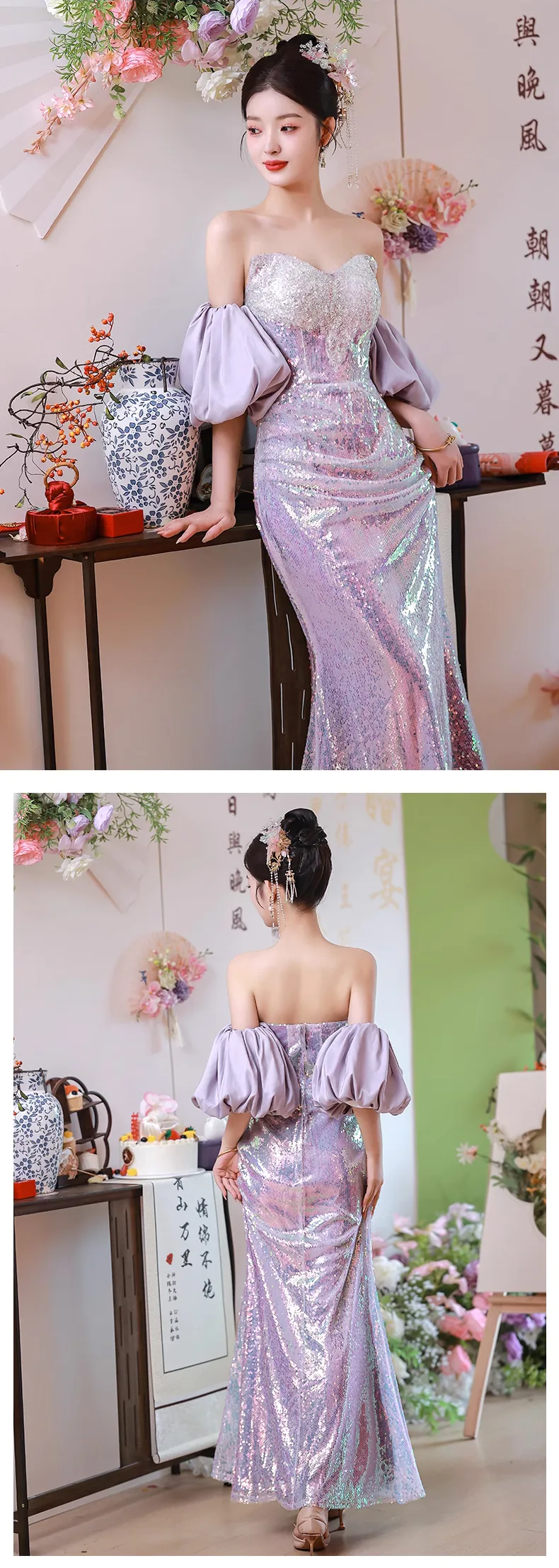 Chic-Light-Purple-Tube-Mermaid-Engagement-Sequin-Formal-Maxi-Dress15