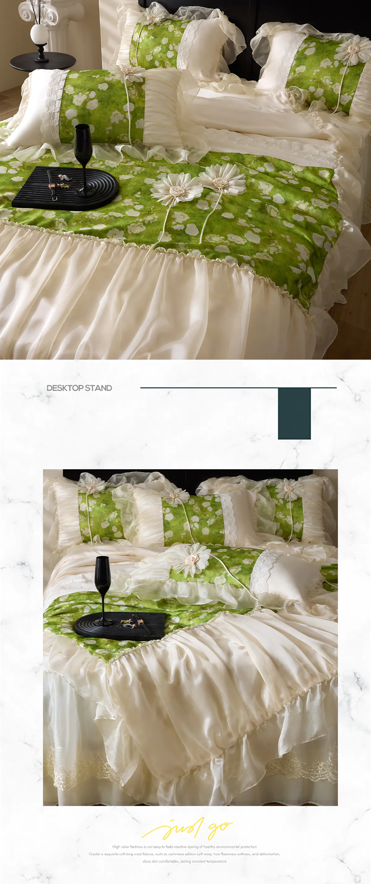 Cottagecore-Green-Princess-Long-Staple-Cotton-Ruffle-Floral-Bedding-Set11