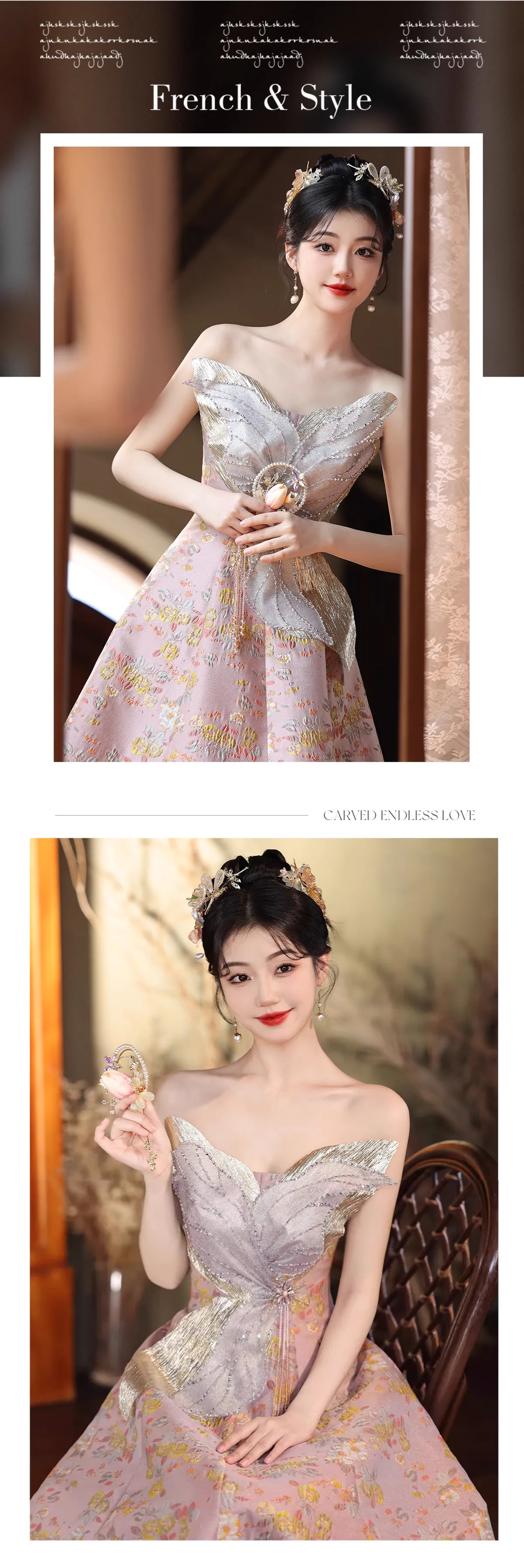 Elegant-Princess-Style-Pink-Floral-Bridal-Engagement-Party-Prom-Dress08