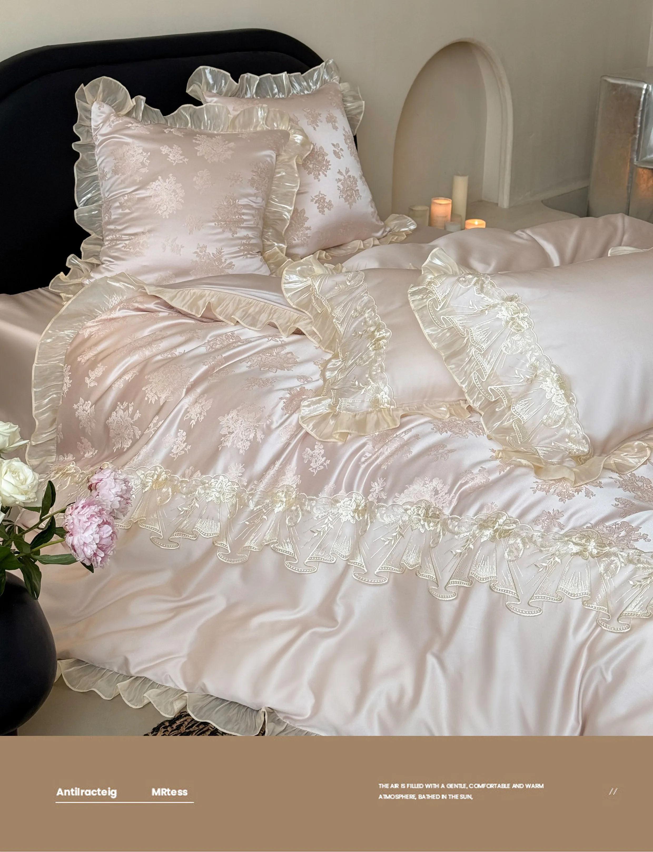 Aesthetic-Princess-Floral-Jacquard-Layered-Lace-Ruffle-Cotton-Bedding-Set14