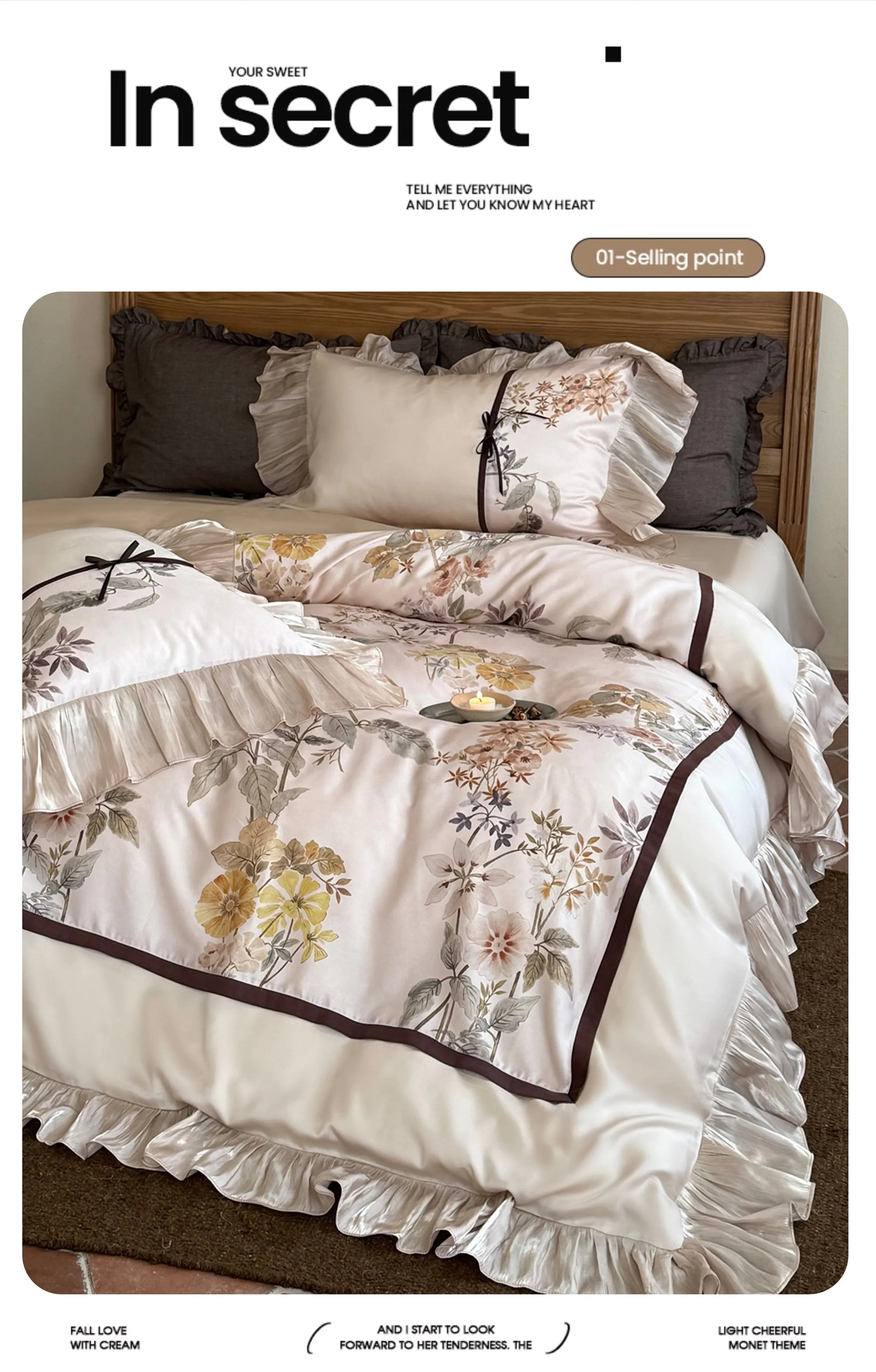 Begonia-Floral-Print-60S-Tencel-Duvet-Cover-Sheet-Pillowcases-4-Pcs-Set11