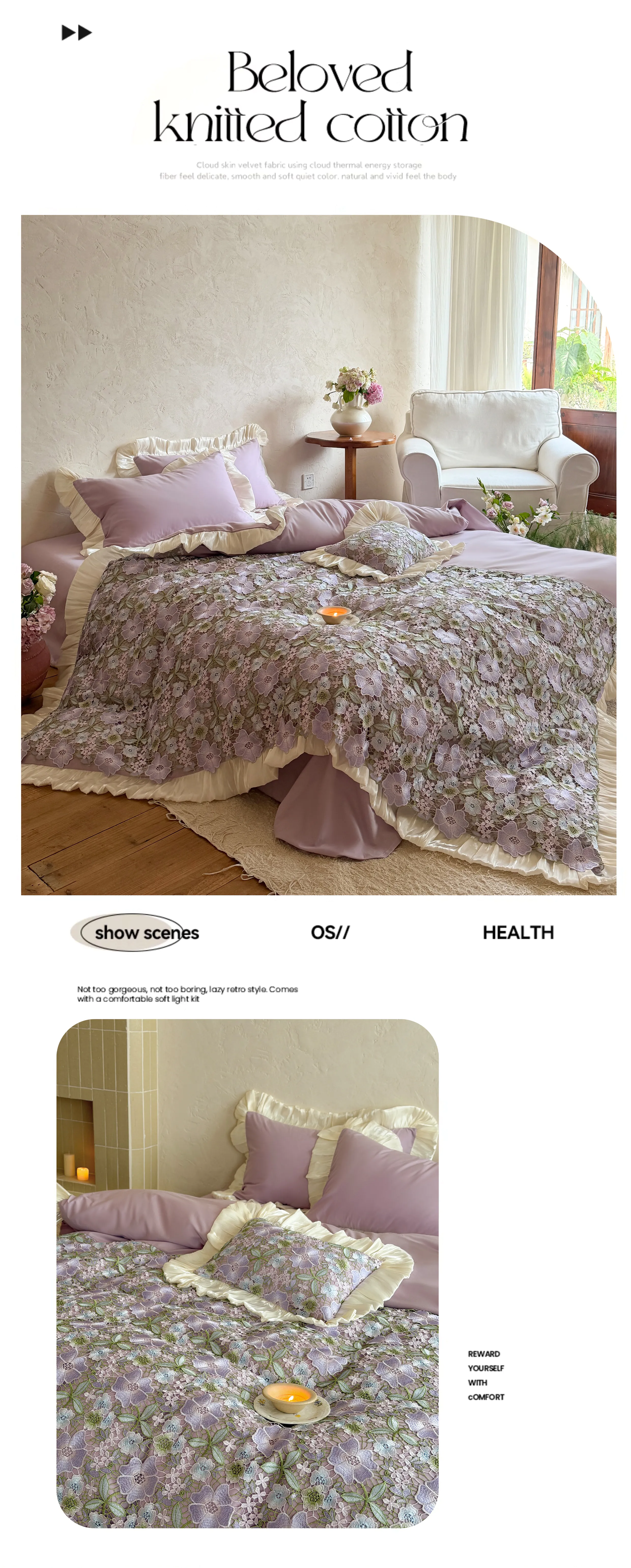 Cottagecore-Floral-40s-Washed-Cotton-All-Seasons-Duvet-Cover-4-Pcs-Set15