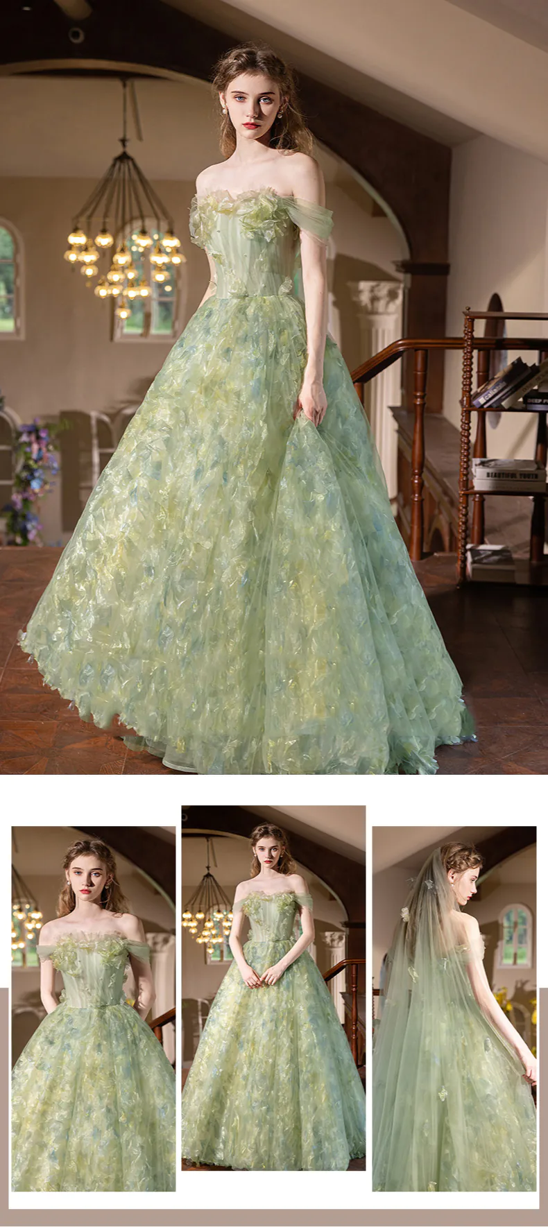 Dreamy-Mint-Green-Off-Shoulder-Tulle-Princess-Ball-Gown-with-3D-Flowers07