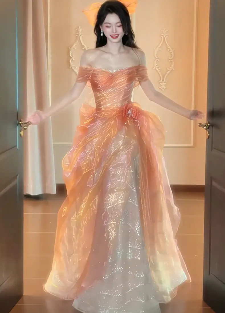 Ethereal-Off-the-Shoulder-Layered-Glitter-Organza-Princess-Evening-Party-Gown07