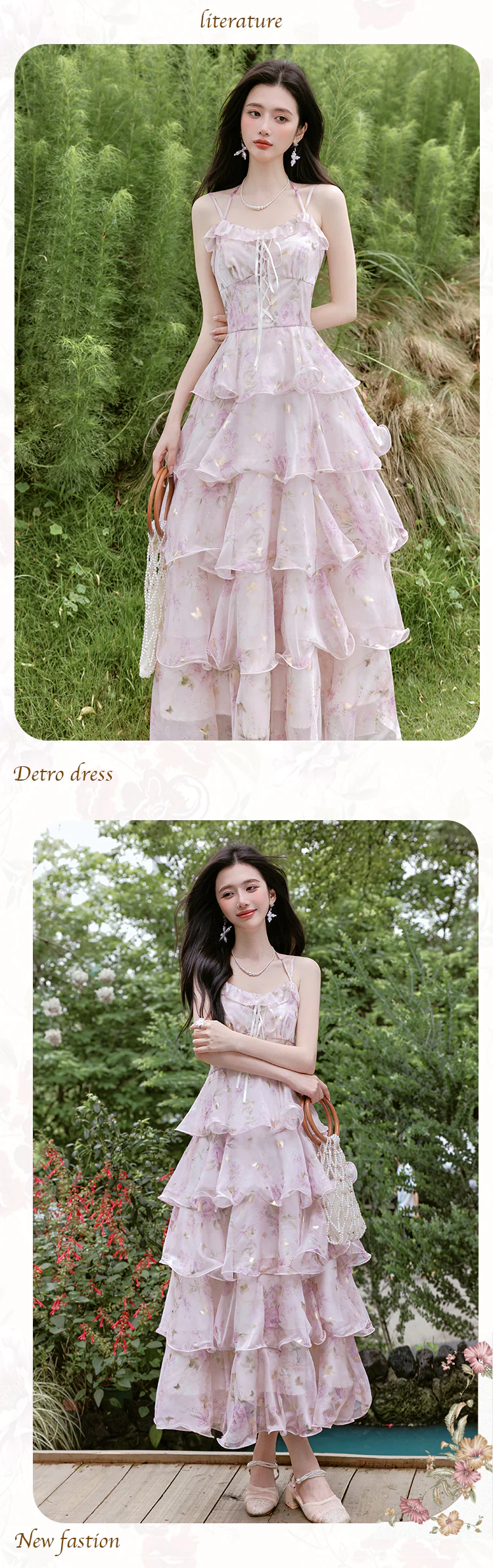 Ethereal-Pastel-Purple-Blossom-Tiered-Ruffle-Skirt-Dress-Sheer-Cardigan-Set15