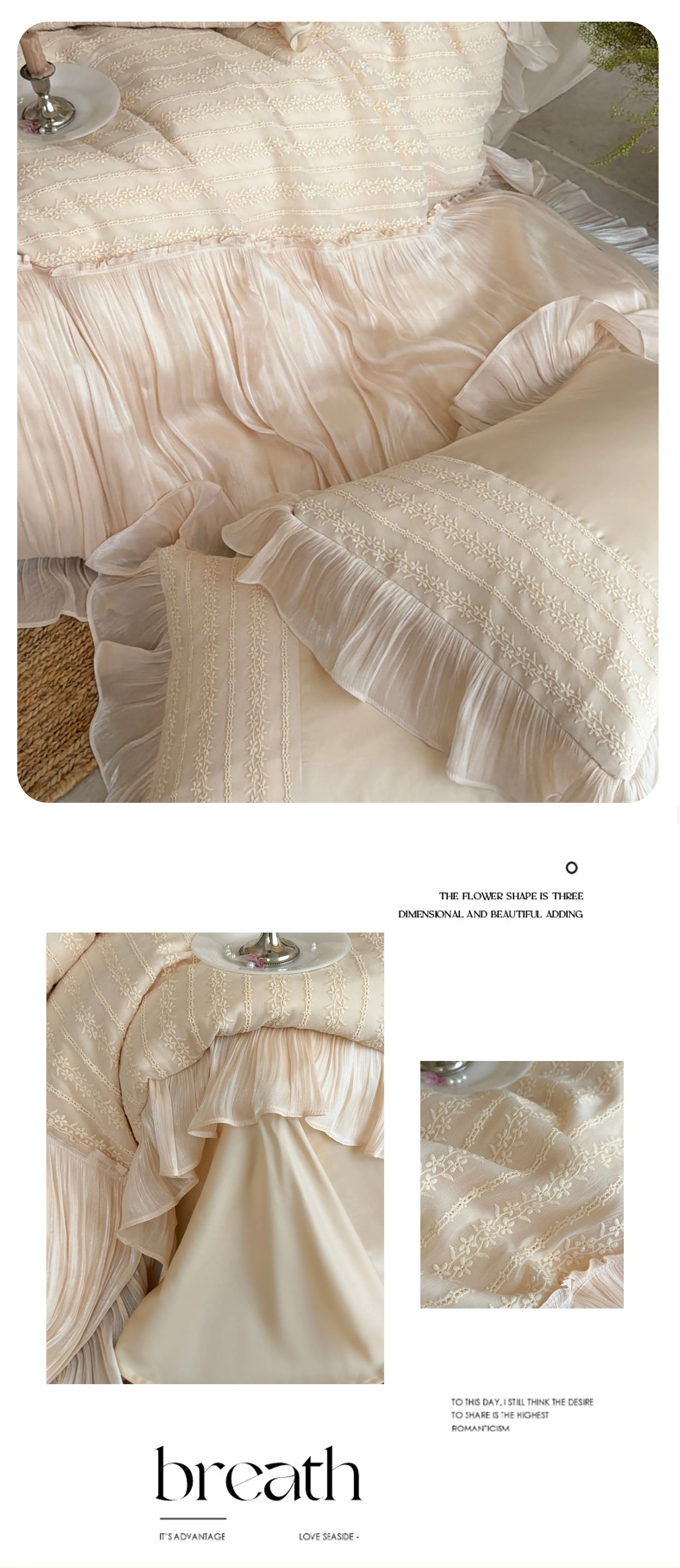 French-Haute-Couture-Soft-Cream-50s-Cotton-Crinkle-Chiffon-Duvet-Cover-Set10