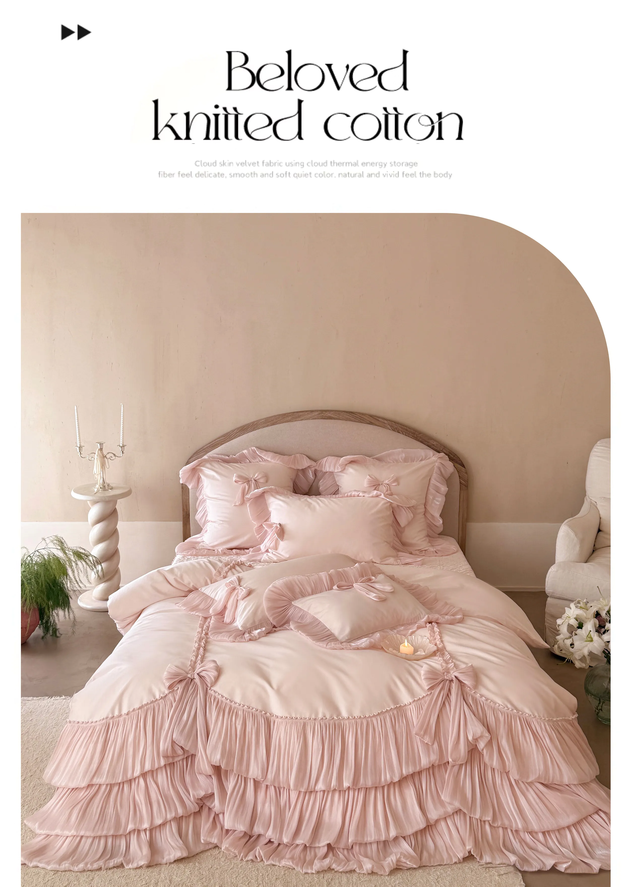 Haute-Couture-Soft-Ruffles-100-Long-Staple-Cotton-Bed-Sheet-4-Pcs-Set15