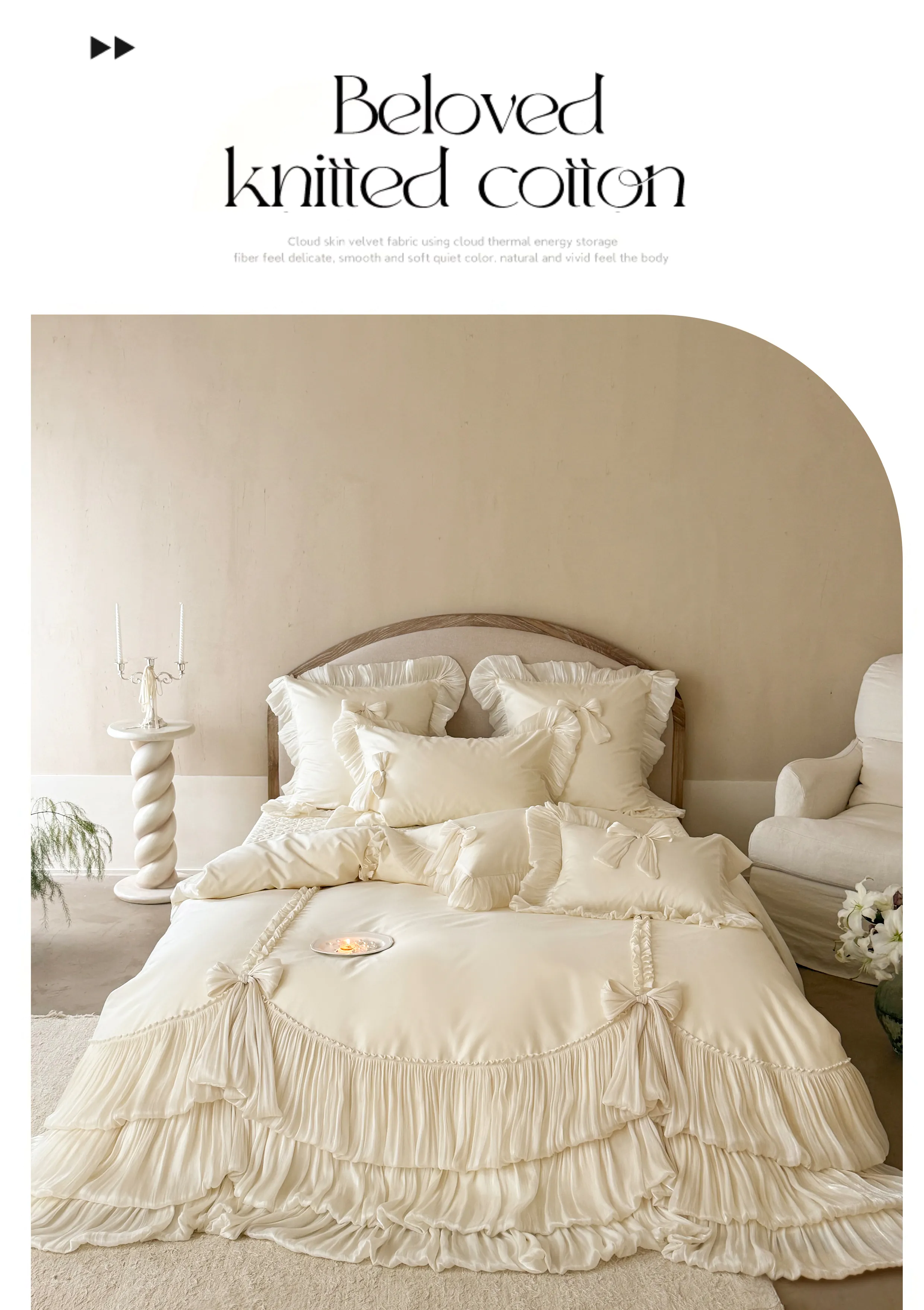 Haute-Couture-Soft-Ruffles-100-Long-Staple-Cotton-Bed-Sheet-4-Pcs-Set20