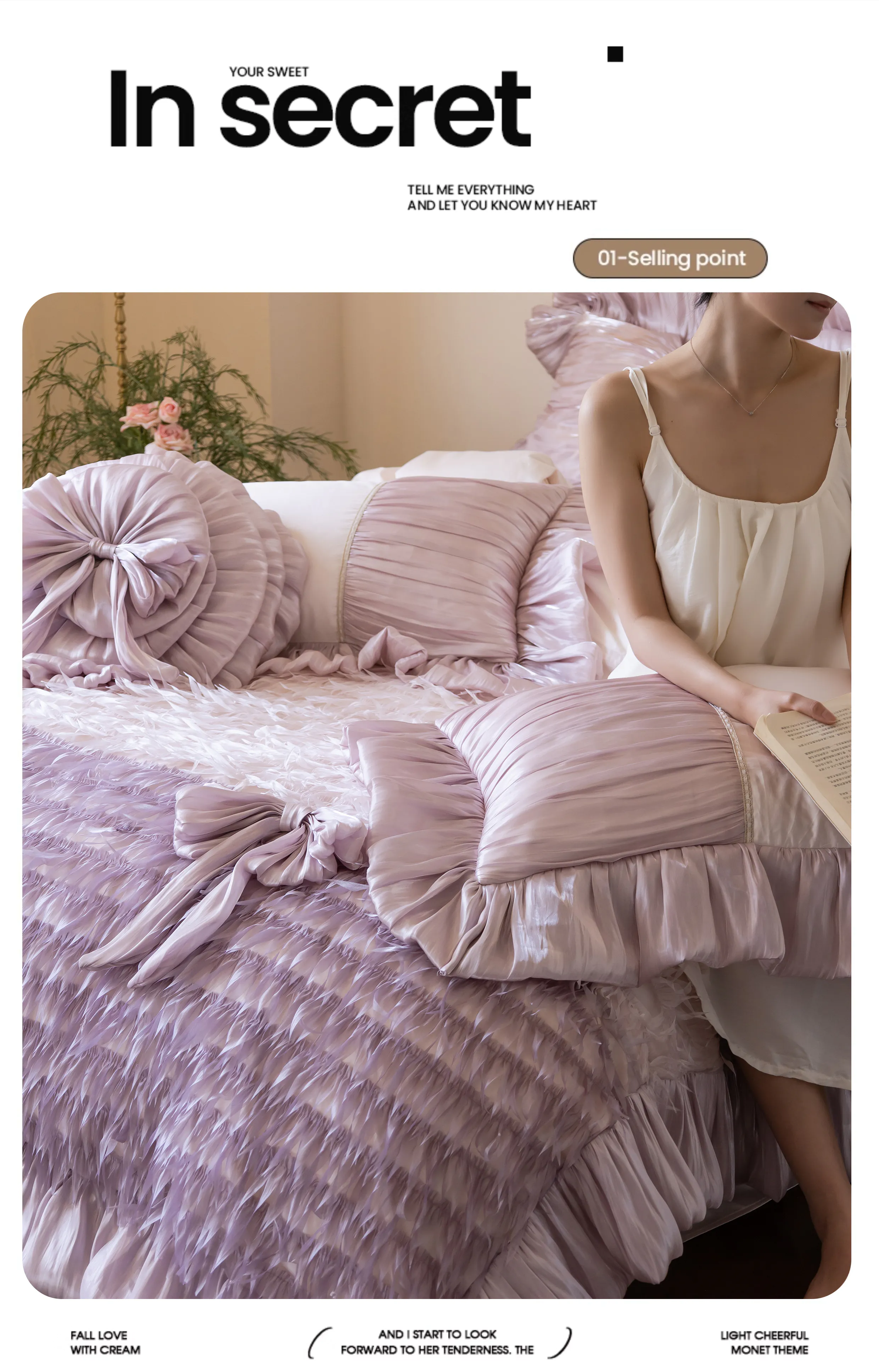 Lavender-Feathery-Pleated-Ruffles-100S-Long-Staple-Cotton-Fuzzy-Bedding-Set09