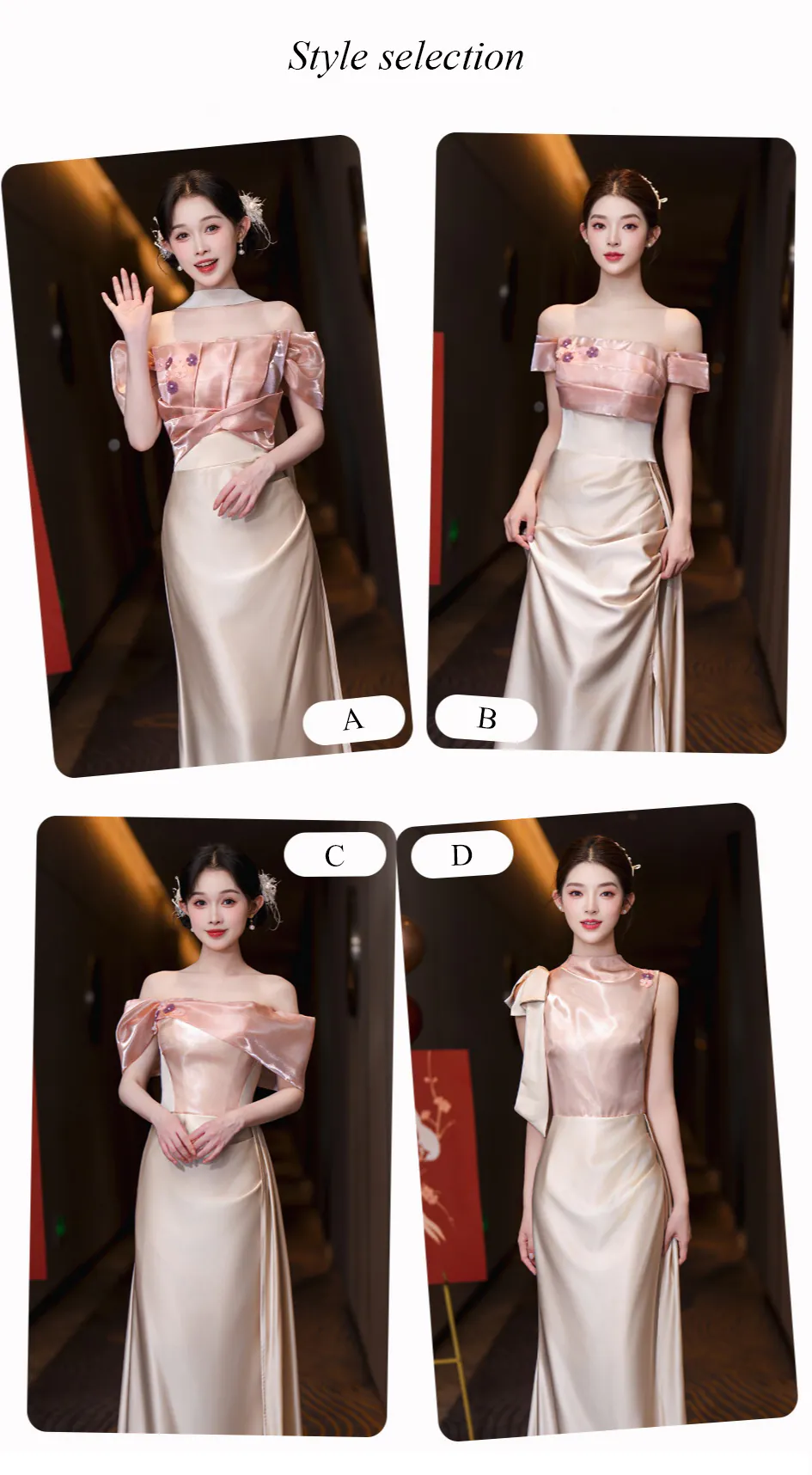 Luxurious-Champagne-Satin-Mix-and-Match-Wedding-Party-Bridesmaid-Dress14