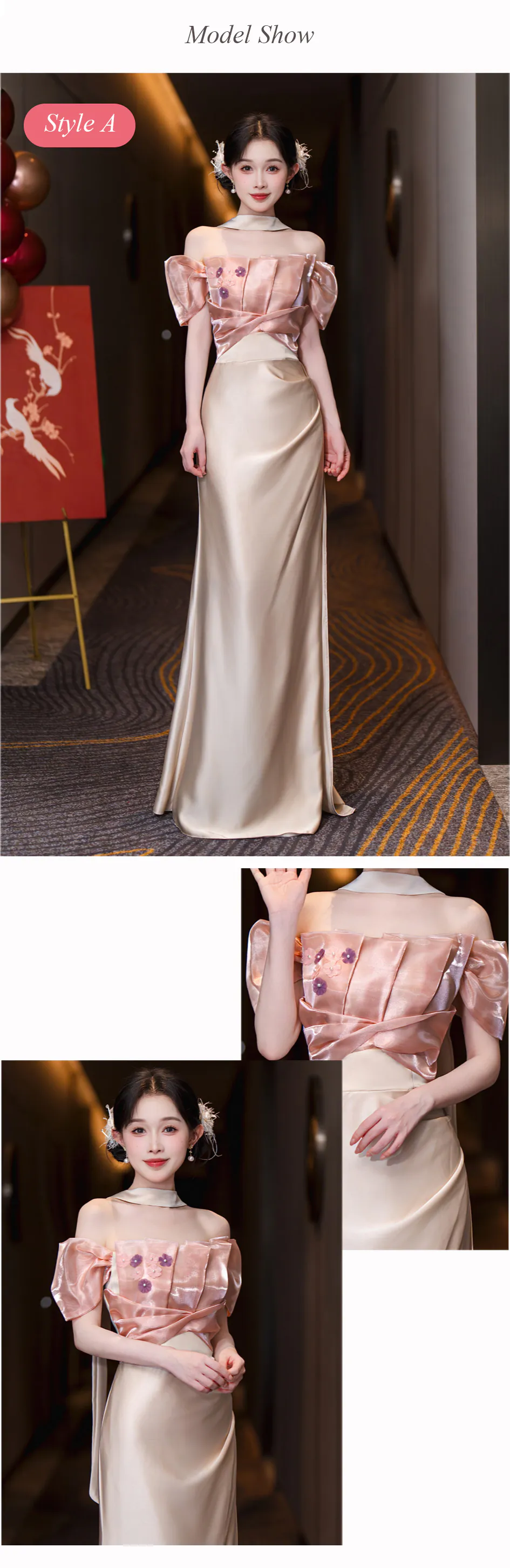 Luxurious-Champagne-Satin-Mix-and-Match-Wedding-Party-Bridesmaid-Dress16