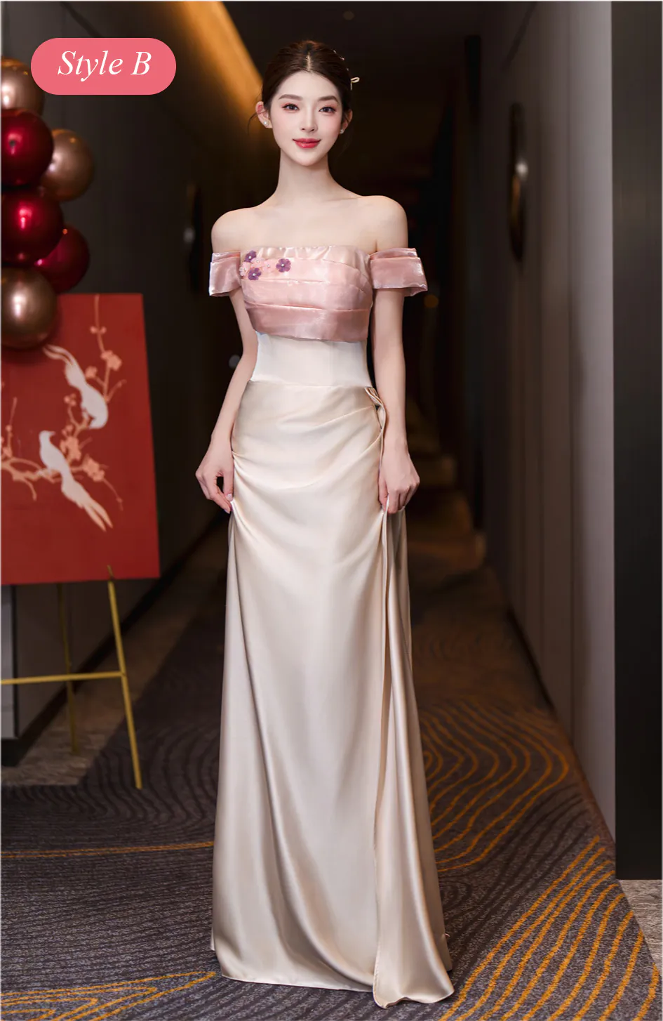 Luxurious-Champagne-Satin-Mix-and-Match-Wedding-Party-Bridesmaid-Dress19