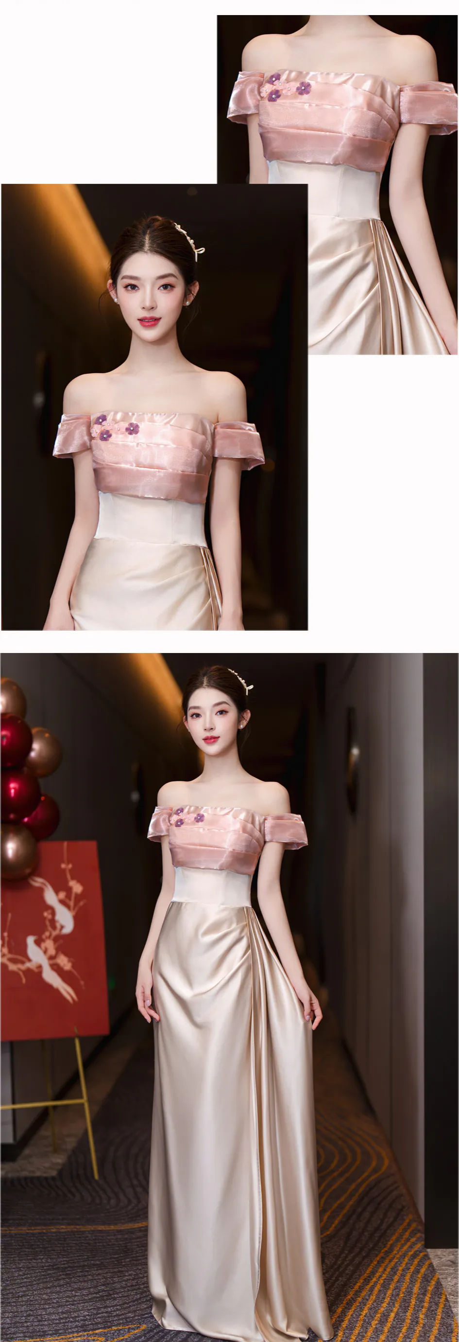 Luxurious-Champagne-Satin-Mix-and-Match-Wedding-Party-Bridesmaid-Dress20