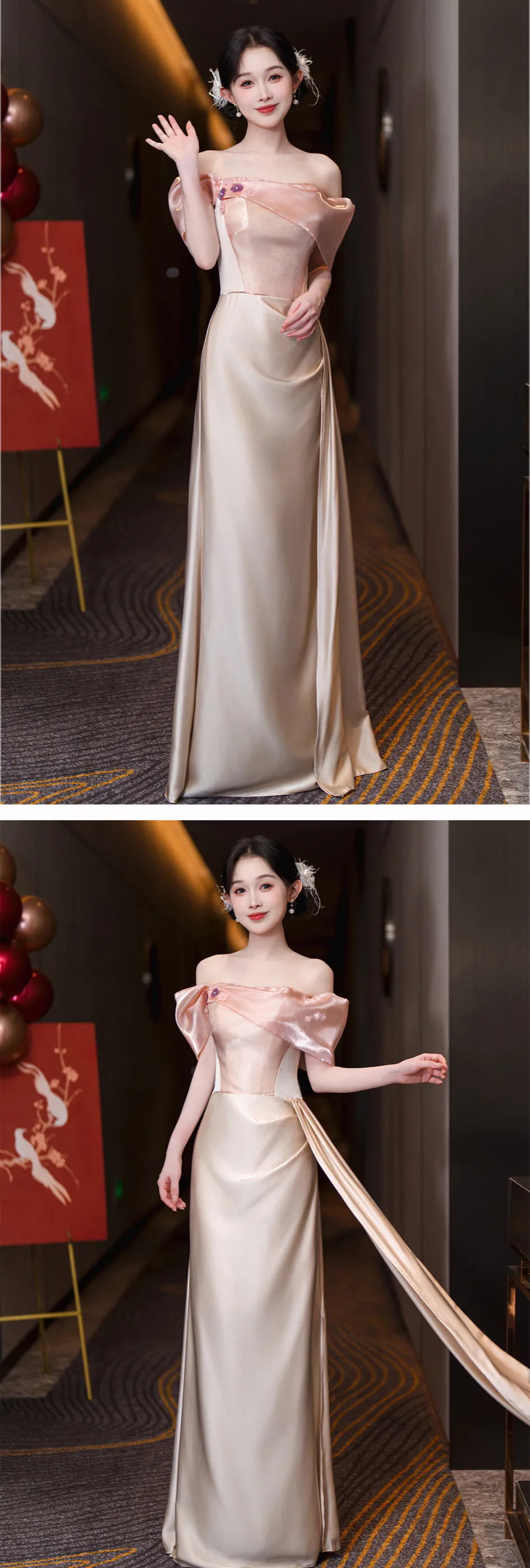 Luxurious-Champagne-Satin-Mix-and-Match-Wedding-Party-Bridesmaid-Dress23