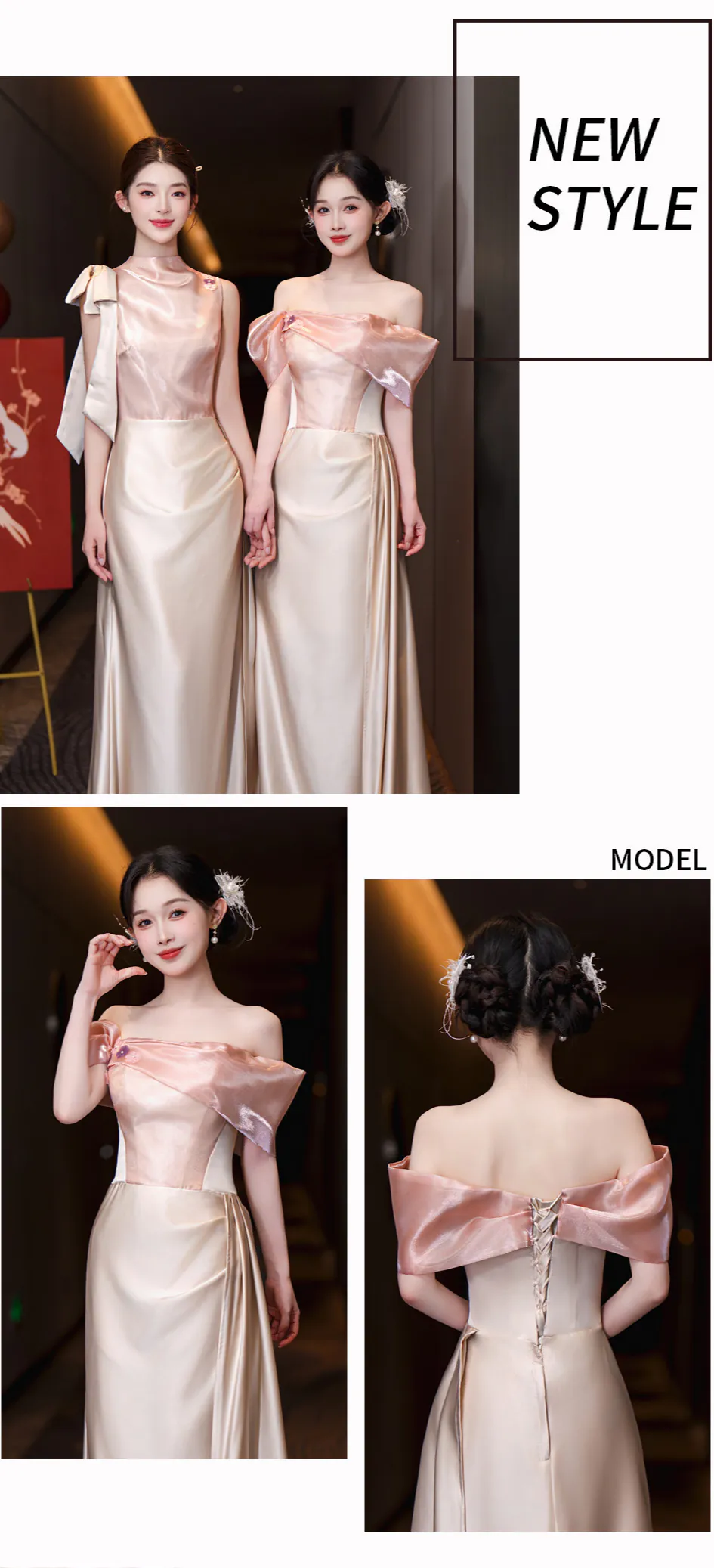 Luxurious-Champagne-Satin-Mix-and-Match-Wedding-Party-Bridesmaid-Dress24