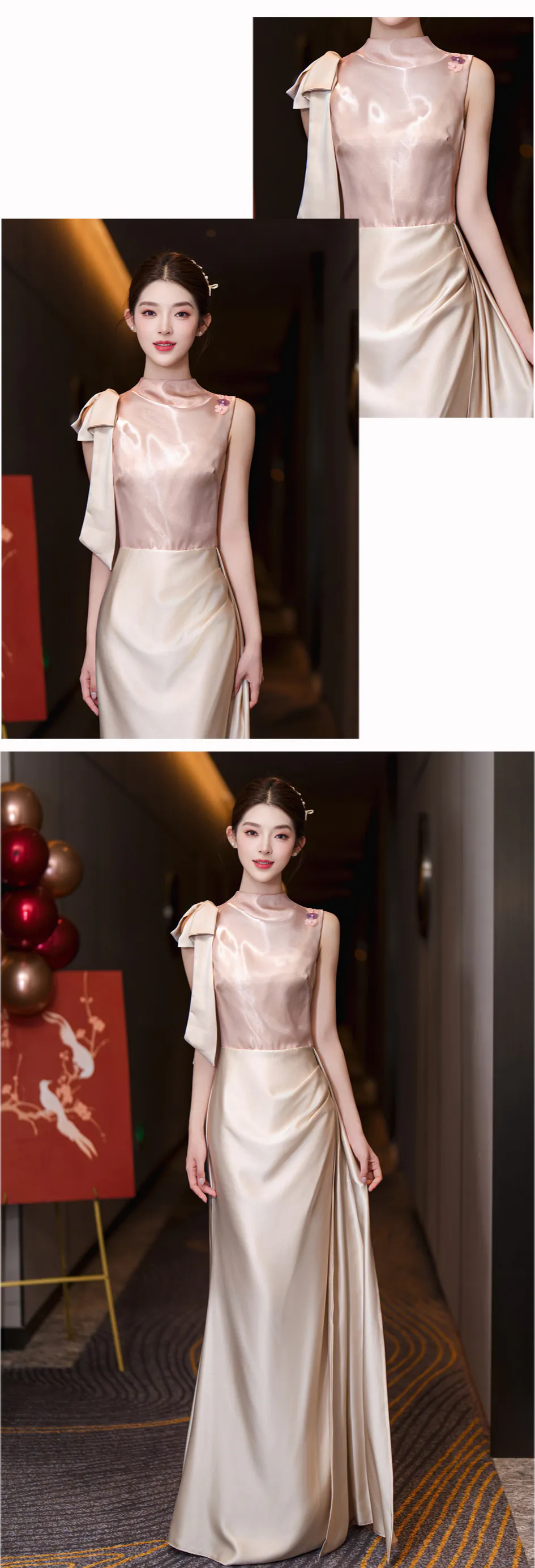 Luxurious-Champagne-Satin-Mix-and-Match-Wedding-Party-Bridesmaid-Dress26